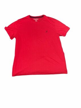 Nautica Men's Red Short Sleeve Crew Neck T-Shirt Size XL